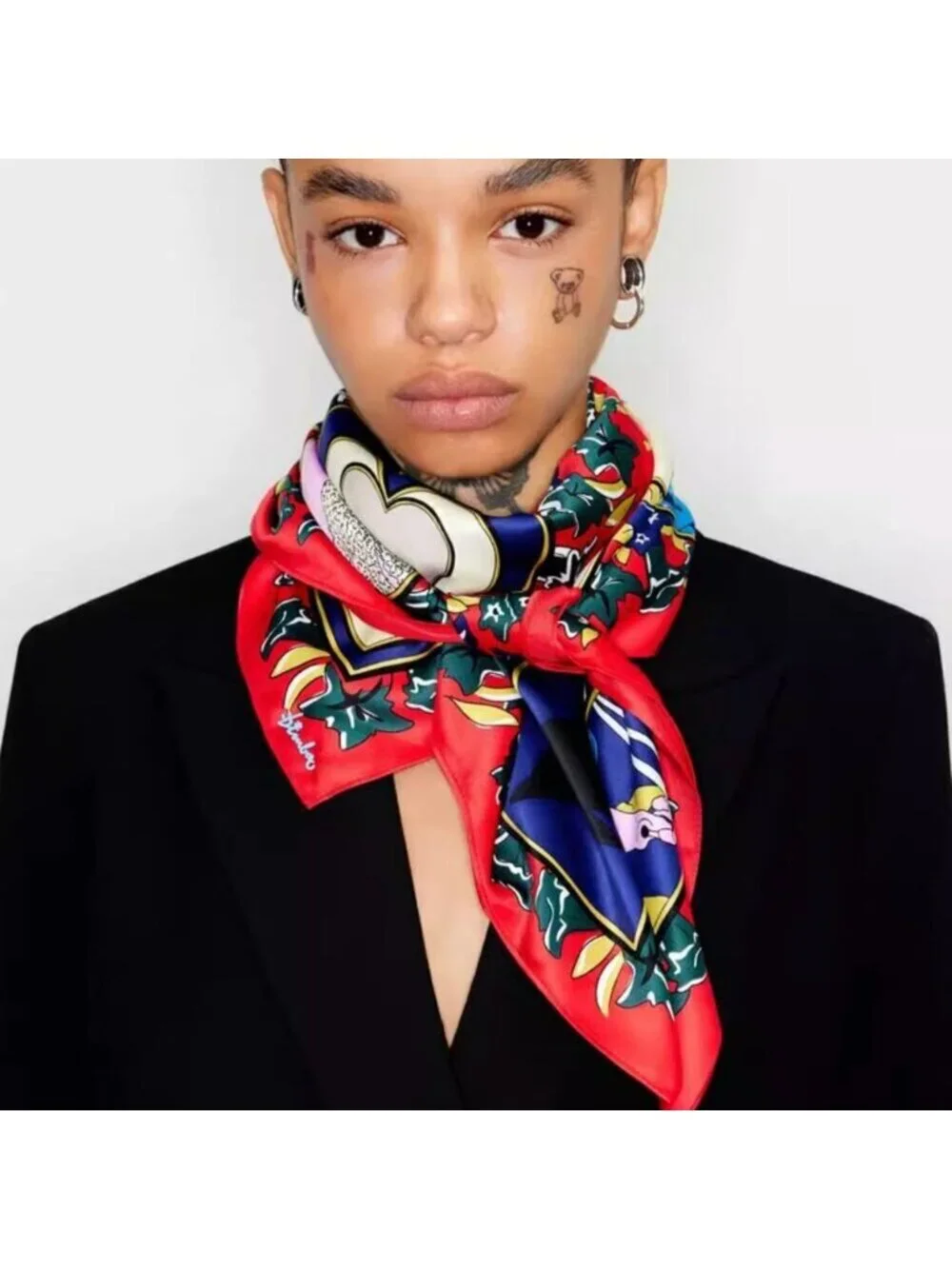 BIMBA Y LOLA ❤️ “Lucky / Love” Statement Scarf SCARF